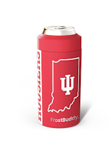 Crimson Indiana Hoosiers Stripe Universal Frost Buddy Stainless Steel Coolie