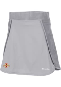 Columbia Iowa State Cyclones Womens Grey Heat Seal Omni Wick Up Next Shorts