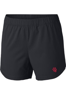 Womens Indiana Hoosiers Black Columbia Heat Seal Tamiami Pull-On Shorts