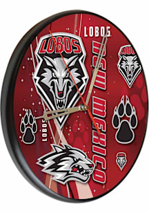 New Mexico Lobos Printed Wall Clock