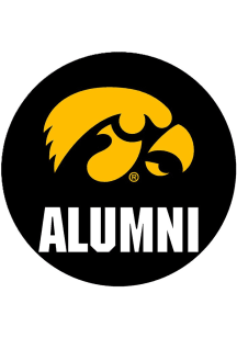 Yellow Iowa Hawkeyes 3&quot; Alumni Button