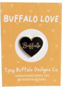 Buffalo Souvenir Heart Pin