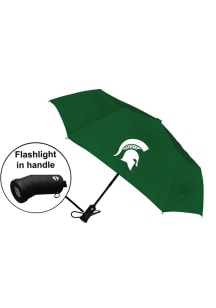 Green Michigan State Spartans Storm Flashlight Umbrella