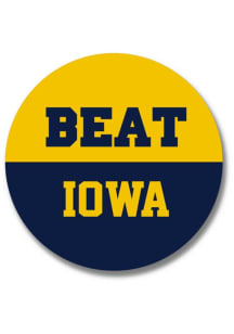 Michigan Wolverines Beat Iowa Button