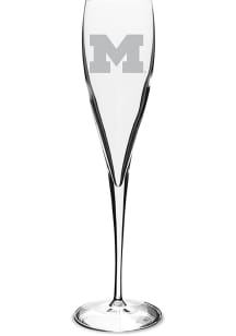 Michigan Wolverines 6oz Laser etched Wine Glass