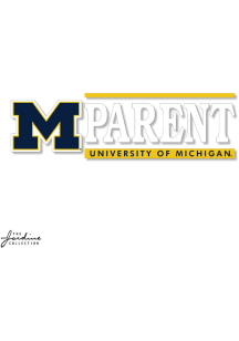 Michigan Wolverines 6.5x2 Size Decal