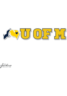 Michigan Wolverines 10x1 Decal