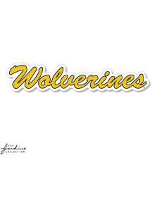 Michigan Wolverines 6.5x1.25 Decal