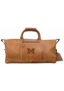 Team Michigan Wolverines Gym Bag - Tan