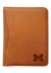 Michigan Wolverines Salt River Canyon Brown Notebook and Folder -