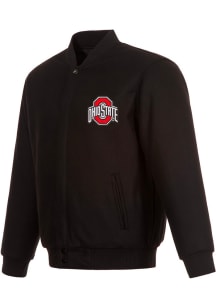 Ohio State Buckeyes Wool Heavyweight Jacket - Black