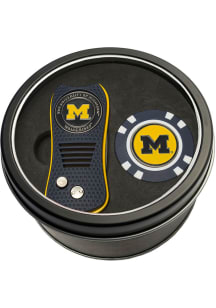 Blue Michigan Wolverines Switchblade Golf Chip Golf Gift Set