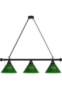 North Dakota State Bison 3 Shade Green Billiard Lamp