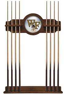Wake Forest Demon Deacons Solid Wood Cue Rack Pool Table