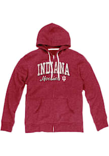 Indiana Hoosiers Womens Red Laugna Long Sleeve Full Zip Jacket