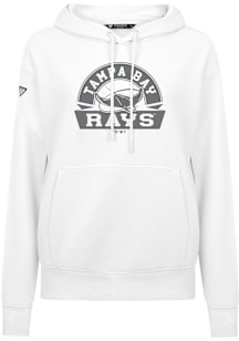 Levelwear Tampa Bay Rays Womens White Adorn Arch Hooded Sweatshirt