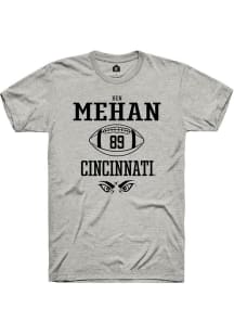 Ben Mehan Ash Cincinnati Bearcats NIL Sport Icon Short Sleeve T Shirt