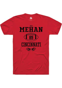 Ben Mehan Red Cincinnati Bearcats NIL Sport Icon Short Sleeve T Shirt