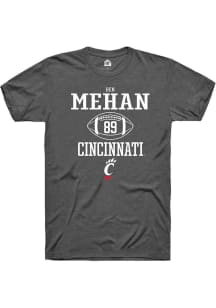 Ben Mehan Dark Grey Cincinnati Bearcats NIL Sport Icon Short Sleeve T Shirt