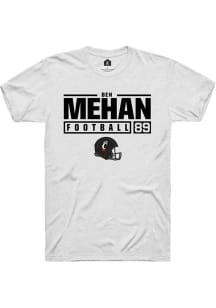 Ben Mehan White Cincinnati Bearcats NIL Stacked Box Short Sleeve T Shirt