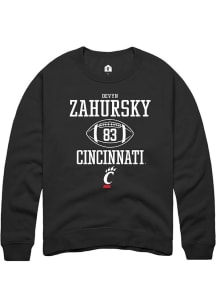 Devyn Zahursky  Rally Cincinnati Bearcats Mens  NIL Sport Icon Long Sleeve Crew Sweatshirt