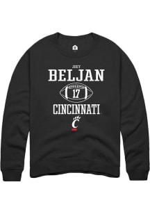 Joey Beljan Rally Mens  Cincinnati Bearcats NIL Sport Icon Crew Sweatshirt