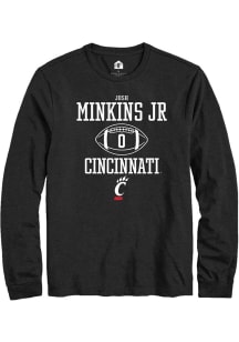 Josh Minkins Jr Rally Mens  Cincinnati Bearcats NIL Sport Icon Tee