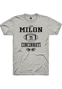 Judea Milon Ash Cincinnati Bearcats NIL Sport Icon Short Sleeve T Shirt