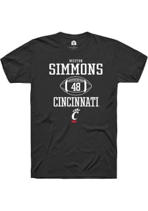 Weston Simmons  Cincinnati Bearcats NIL Sport Icon Short Sleeve T Shirt