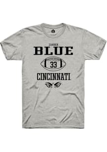 Zander Blue Ash Cincinnati Bearcats NIL Sport Icon Short Sleeve T Shirt