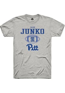 Caleb Junko Ash Pitt Panthers NIL Sport Icon Short Sleeve T Shirt