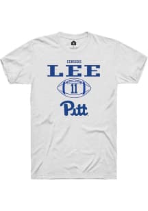 Censere Lee White Pitt Panthers NIL Sport Icon Short Sleeve T Shirt