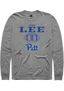 Censere Lee Rally Mens Graphite Pitt Panthers NIL Sport Icon Tee