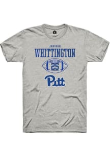 Jahsear Whittington Ash Pitt Panthers NIL Sport Icon Short Sleeve T Shirt