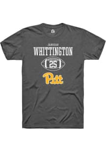 Jahsear Whittington Dark Grey Pitt Panthers NIL Sport Icon Short Sleeve T Shirt