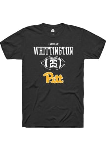 Jahsear Whittington Black Pitt Panthers NIL Sport Icon Short Sleeve T Shirt