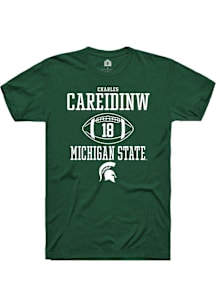 Charles Careidinw  Michigan State Spartans Green Rally NIL Sport Icon Short Sleeve T Shirt