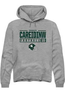 Charles Careidinw  Rally Michigan State Spartans Mens Graphite NIL Stacked Box Long Sleeve Hoodie