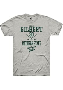 Dolan Gilbert Ash Michigan State Spartans NIL Sport Icon Short Sleeve T Shirt