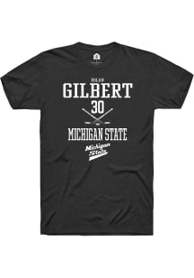 Dolan Gilbert Black Michigan State Spartans NIL Sport Icon Short Sleeve T Shirt