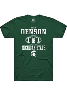 Justin Denson Green Michigan State Spartans NIL Sport Icon Short Sleeve T Shirt