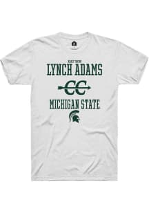 Kay’Ron Lynch adams White Michigan State Spartans NIL Sport Icon Short Sleeve T Shirt