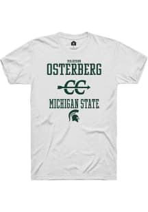 Madison Osterberg White Michigan State Spartans NIL Sport Icon Short Sleeve T Shirt