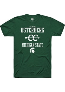 Madison Osterberg Green Michigan State Spartans NIL Sport Icon Short Sleeve T Shirt