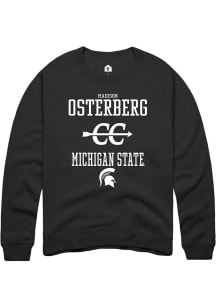 Madison Osterberg Rally Mens  Michigan State Spartans NIL Sport Icon Crew Sweatshirt