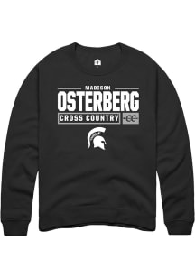 Madison Osterberg Rally Mens  Michigan State Spartans NIL Stacked Box Crew Sweatshirt