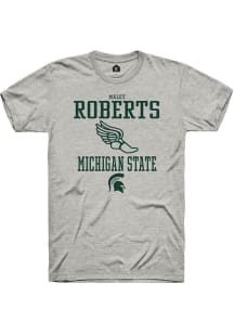 Maley Roberts Ash Michigan State Spartans NIL Sport Icon Short Sleeve T Shirt