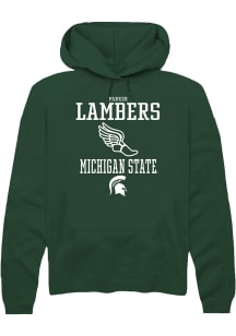 Parker Lambers Rally Mens Green Michigan State Spartans NIL Sport Icon Hooded Sweatshirt