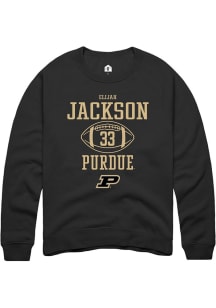 Elijah Jackson Rally Mens  Purdue Boilermakers NIL Sport Icon Crew Sweatshirt