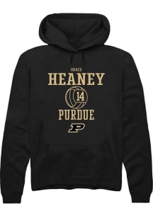 Grace Heaney Rally Mens  Purdue Boilermakers NIL Sport Icon Hooded Sweatshirt